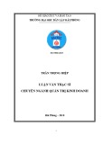 Luận văn Thạc sỹ ngành Quản trị kinh doanh: Nghiên cứu nâng cao năng suất nhân tố tổng hợp đối với các ngành kinh tế ở Thành phố Hải Phòng