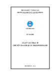 Luận văn Thạc sỹ ngành Quản trị kinh doanh: Hoàn thiện công tác giám sát hàng hóa xuất khẩu, nhập khẩu tại Chi cục Hải quan cửa khẩu cảng Đình Vũ-Hải Phòng