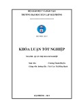 Khóa luận tốt nghiệp ngành Quản trị doanh nghiệp: Biện pháp cải thiện tình hình tài chính Công ty Cổ Phần Cảng dịch vụ dầu khí Đình Vũ