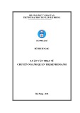 Luận văn Thạc sỹ ngành Quản trị kinh doanh: Giải pháp tăng cường quản lý thuế xuất nhập khẩu tại Chi cục Hải quan cửa khẩu cảng Hải Phòng KV3