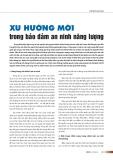 Xu hướng mới trong bảo đảm an ninh năng lượng