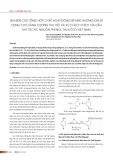 Nghiên cứu tổng hợp chất hoạt động bề mặt không Ion sử dụng cho tăng cường thu hồi và xử lý kích thích vỉa dầu khí từ các nguồn Phenol thu hồi ở Việt Nam