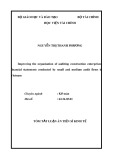 Summary of Doctoral thesis Economic: Improving the organisation of auditing construction enterprises’ financial statements conducted by small and medium audit firms in Vietnam