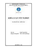 Khóa luận tốt nghiệp Kế toán - Kiểm toán: Hoàn thiện tổ chức kế toán tiền lương và các khoản trích theo lương tại công ty cổ phần Cấp nước – xây dựng Hải Phòng