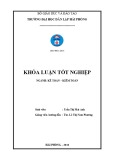 Khóa luận tốt nghiệp Kế toán - Kiểm toán: Hoàn thiện công tác kế toán doanh thu, chi phí và xác định  kết quả kinh doanh tại công ty cp vận tải xăng dầu VIPCO