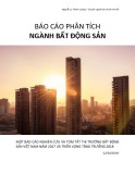 Báo cáo phân tích ngành bất động sản - Một báo cáo nghiên cứu và tóm tắt thị trường bất động sản Việt Nam năm 2017 và triển vọng tăng trưởng 2018