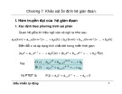 Bài giảng Điều khiển tự động - Chương 7: Khảo sát ổn định hệ gián đọan