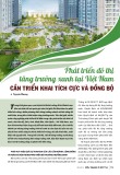 Phát triển đô thị tăng trưởng xanh tại Việt Nam cần triển khai tích cực và đồng bộ