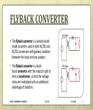 Giáo trình Flyback converter