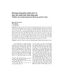 Khoảng trống giữa chính sách và thực thi chính sách bình đẳng giới (Nghiên cứu trường hợp phụ nữ tham gia quản lý công)