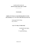 Tóm tắt luận văn Thạc sĩ Khoa học: Nghiên cứu sử dụng vật liệu phế thải để xử lý nước thải sinh hoạt của vùng nông thôn Đồng bằng Bắc Bộ