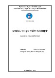 Khóa luận tốt nghiệp Kế toán - Kiểm toán: Hoàn thiện công tác kế toán vốn bằng tiền tại công ty CP chế biến dịch vụ thủy sản Cát Hải