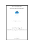 Luận văn Thạc sỹ ngành Quản trị kinh doanh: Thu hút khách du lịch quốc tế: Nghiên cứu cho trường hợp của Việt Nam