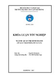 Khóa luận tốt nghiệp Quản trị kinh doanh: Biện pháp thúc đẩy tiêu thụ sản phẩm của Công ty TNHH Gas Petrolimex Hải Phòng