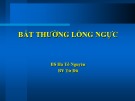 Bài giảng Bất thường lồng ngực- BS. Hà Tố Nguyên