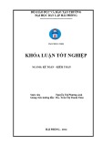 Khóa luận tốt nghiệp Tài chính - Ngân hàng: Hoàn thiện tổ chức công tác kế toán nguyên vật liệu tại Công ty TNHH Gốm xây dựng Đá Bạc