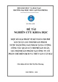 Khóa luận tốt nghiệp Kế toán - Kiểm toán: Một số giải pháp về kế toán chi phí sản xuất, giá thành sản phẩm nước mắm ông sao nhằm tăng cường công tác quản lý chi phí sản xuất, giá thành sản phẩm tại công ty Cổ phần chế biến dịch vụ thủy sản Cát Hải