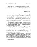 Về vai trò của ASEAN trong quá trình xây dựng giải pháp hòa bình cho vấn đề tranh chấp ở biển Đông giữa Việt Nam và Trung Quốc từ 1991 đến 2003