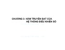 Bài giảng Điều khiển số - Chương  3: Hàm truyền đạt của hệ thống điều khiển số