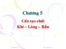 Bài giảng môn học Hóa đại cương: Chương 5 - Huỳnh Kỳ Phương Hạ