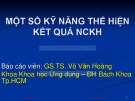 Bài giảng Nghiên cứu khoa học: Một số kỹ năng thể hiện kết quả nghiên cứu khoa học