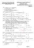 Đề thi KSCL lần 3 môn Toán 11 năm 2018-2019 - Trường THPT Nguyễn Đăng Đạo