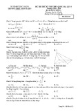 Đề thi thử THPT Quốc gia lần 3 môn Toán 11 năm 2018-2019 có đáp án - Trường THPT Ngô Sĩ Liên