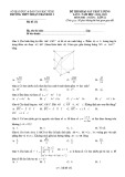 Đề thi KSCL lần 1 môn Toán 12 năm 2018-2019 - Trường THPT Thuận Thành số 3