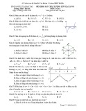 Đề thi KSCL lần 1 môn Toán 12 năm 2018-2019 có đáp án - Trường THPT Hà Bắc