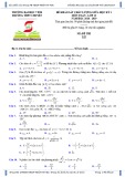 Đề kiểm tra giữa HK1 môn Toán 12 năm 2018-2019 có đáp án - Trường THPT chuyên Đại học Vinh