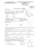 Đề thi KSCL THPT Quốc gia lần 3 môn Toán 12  năm 2018-2019 có đáp án - Trường THPT chuyên Lam Sơn