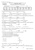Đề kiểm tra giữa HK1 môn Toán 12 năm 2018-2019 - Trường THPT Thăng Long