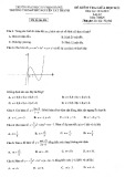 Đề kiểm tra giữa HK1 môn Toán 12 năm 2018-2019 - Trường THCS&THPT Nguyễn Tất Thành