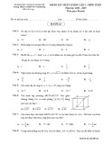 Đề thi KSCL lần 1 môn Toán 12 năm 2018-2019 có đáp án - Trường THCS&THPT M.V Lômônôxốp