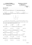 Đề thi KSCL THPT Quốc gia lần 1 môn Toán 12  năm 2018-2019 có đáp án - Trường THPT chuyên Vĩnh Phúc