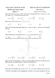 Đề kiểm tra giữa HK1 môn Toán 12 năm 2018-2019 có đáp án - Trường THPT Nhân Chính
