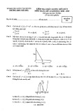 Đề kiểm tra giữa HK1 môn Toán 12 năm 2018-2019 có đáp án - Trường THPT Việt Đức