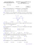 Đề thi KSCL lần 3 môn Toán 12 năm 2018-2019 có đáp án - Trường THPT chuyên Hưng Yên