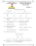 Đề kiểm tra giữa HK1 môn Toán 12 năm 2018-2019 có đáp án - Trường THPT chuyên Lê Hồng Phong