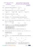 Đề kiểm tra định kì môn Toán 12 năm 2018-2019 có đáp án - Trường THPT Nguyễn Huệ
