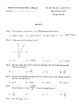 Đề thi KSCL lần 3 môn Toán 12 năm 2018-2019 có đáp án - Trường THPT Quang Trung
