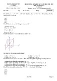 Đề kiểm tra giữa HK1 môn Toán 12 năm 2018-2019 có đáp án - Trường THPT chuyên Lê Khiết
