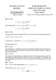 Đề thi chọn đội tuyển dự thi HSG Quốc gia môn Toán 12 năm 2020 có đáp án - Sở GD&ĐT Khánh Hòa