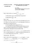 Đề thi chọn đội tuyển dự thi HSG Quốc gia môn Toán 12 năm 2018-2019 có đáp án - Sở GD&ĐT Quảng Bình