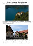 Bled - Tòa lâu đài cổ nhất Slovenia