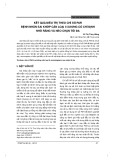 Kết quả điều trị theo chỉ số PAR bệnh nhân sai khớp cắn loại II xương có chỉ định nhổ răng và neo chặn tối đa