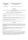 Quyết định số 961/2019/QĐ-UBND TP HCM