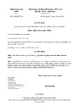 Quyết định số 479/2019/QĐ-KTNN