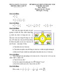 Đề KSCL đầu năm môn Toán 7 năm 2017-2018 có đáp án - Trường THCS Cẩm Vũ