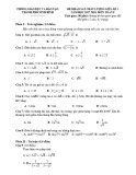 Đề thi KSCL giữa HK1 môn Toán 9 năm 2017-2018 có đáp án - Phòng GD&ĐT Thành phố Ninh Bình